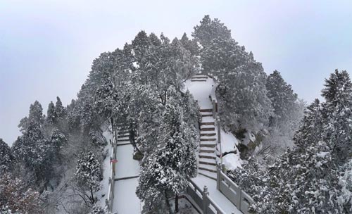 石膏山冬季風光 石膏山冬季風光