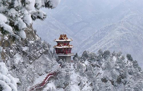 石膏山冬季風光 石膏山冬季風光