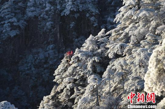 黃山雪后初晴現絕美景色