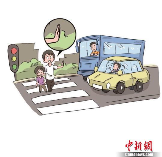 《禮讓斑馬線行為規(guī)范》 麗水市質(zhì)量技術(shù)監(jiān)督局提供 攝