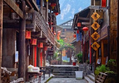 龔灘古鎮(zhèn)風(fēng)貌。